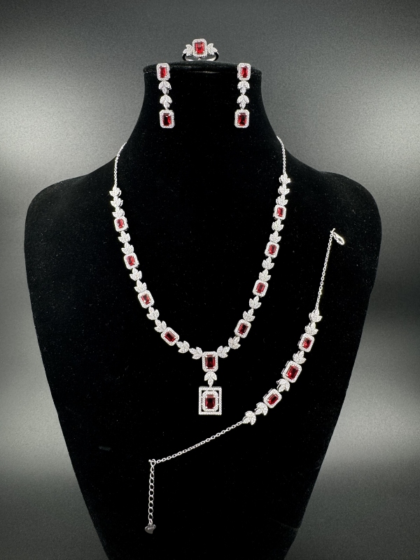 Silver bridal set-diamondlite-for woman