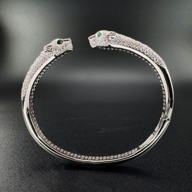 Silver bangle-diamondlite-for woman