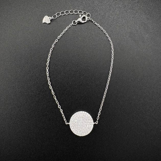 Silver bracelet-diamondlite-for woman