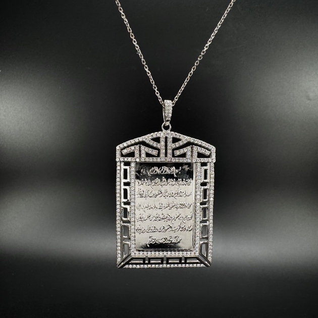 Silver pendant-diamondlite-for woman