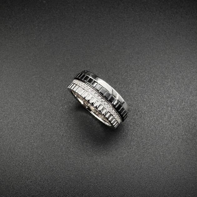 Silver ring-diamondlite-for woman