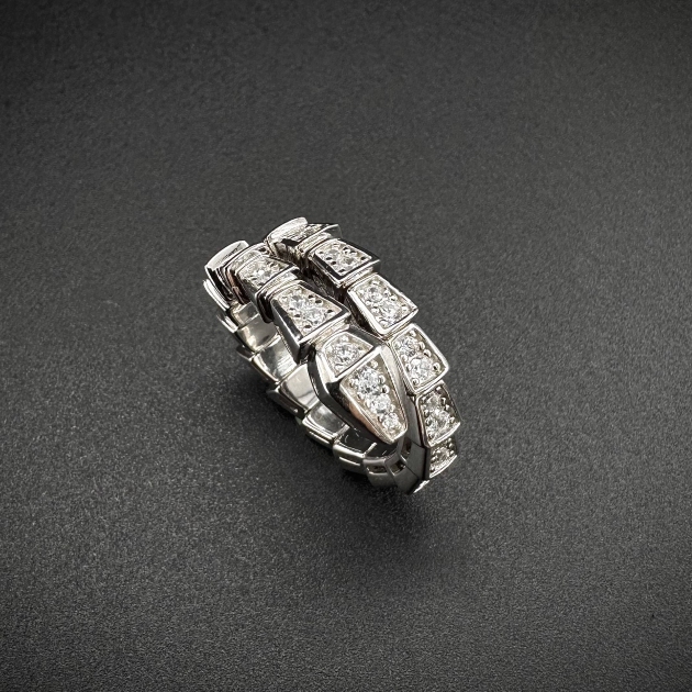 Silver ring-diamondlite-for woman