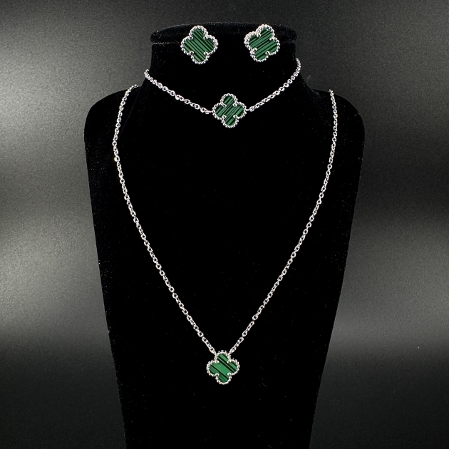 Silver set-diamondlite-for woman