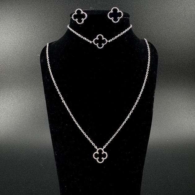 Silver set-diamondlite-for woman