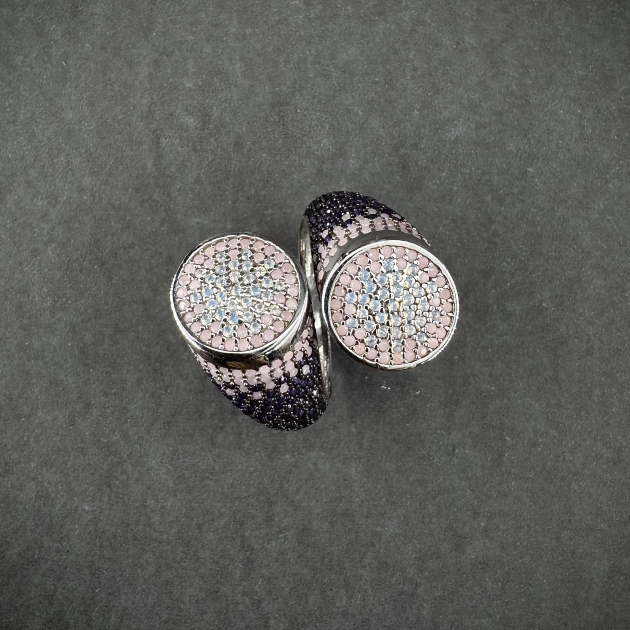 Silver ring-diamondlite-for woman