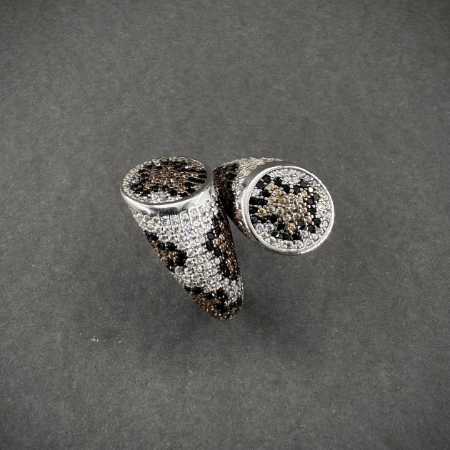 Silver ring-diamondlite-for woman