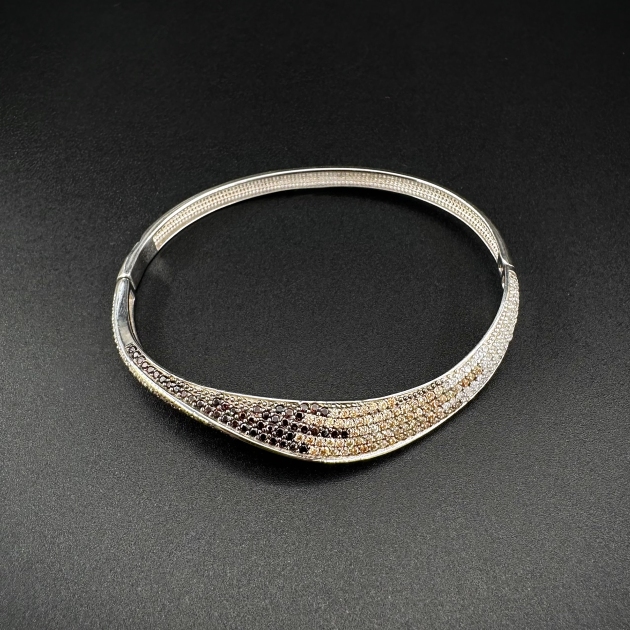 Silver bracelet-diamondlite-for woman