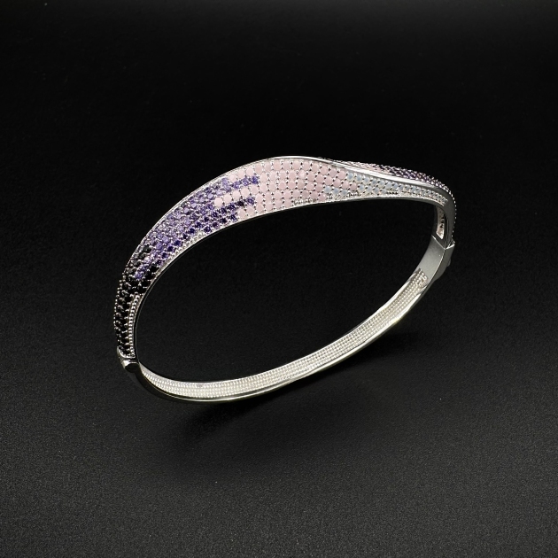 Silver bracelet-diamondlite-for woman