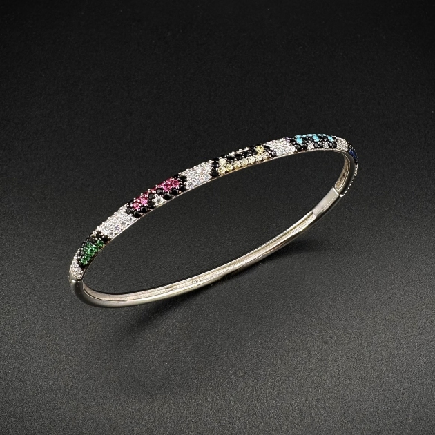 Silver bracelet-diamondlite-for woman