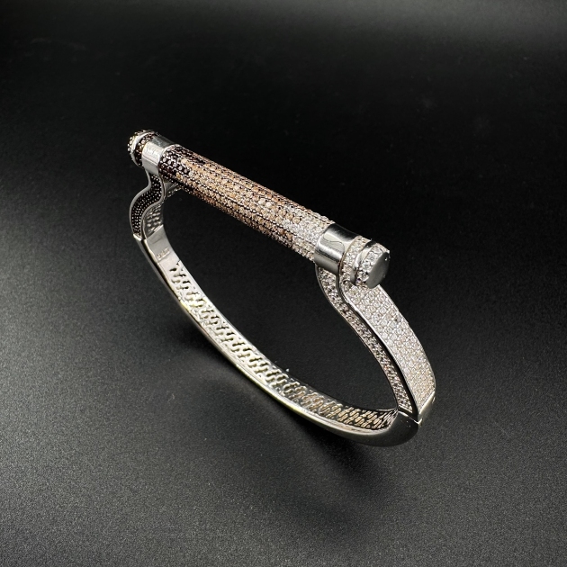 Silver bracelet-diamondlite-for woman