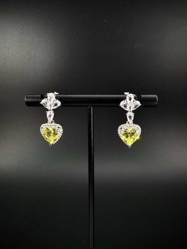 Silver earrings-diamondlite-for woman