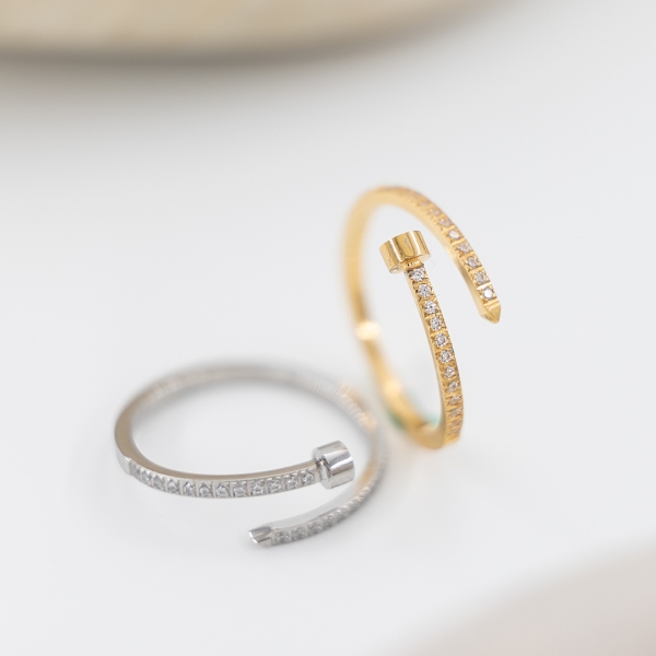 Stainless steel ring-for woman