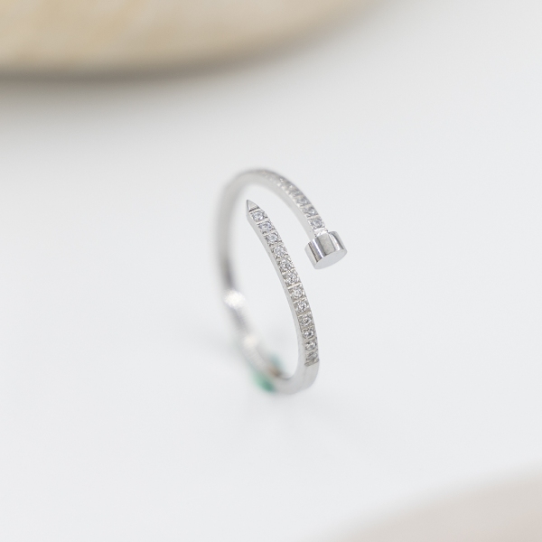 Stainless steel ring-for woman - Image 2