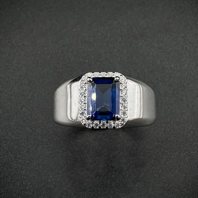 Silver ring-diamondlite-for woman