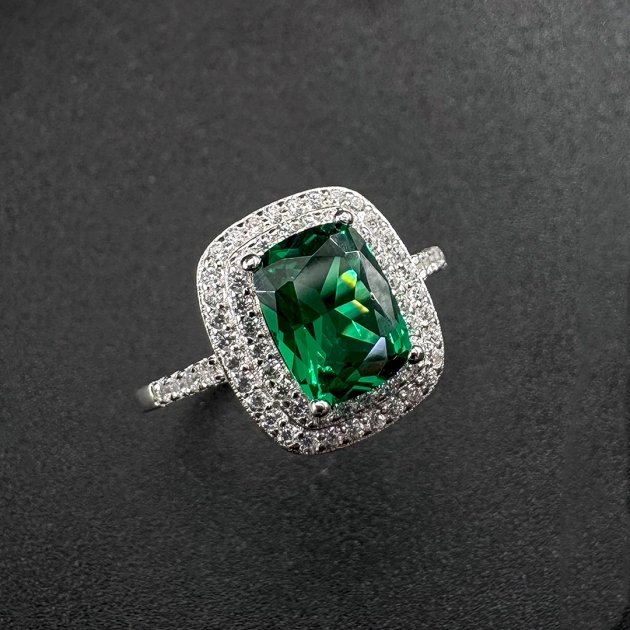 Silver ring-diamondlite-for woman