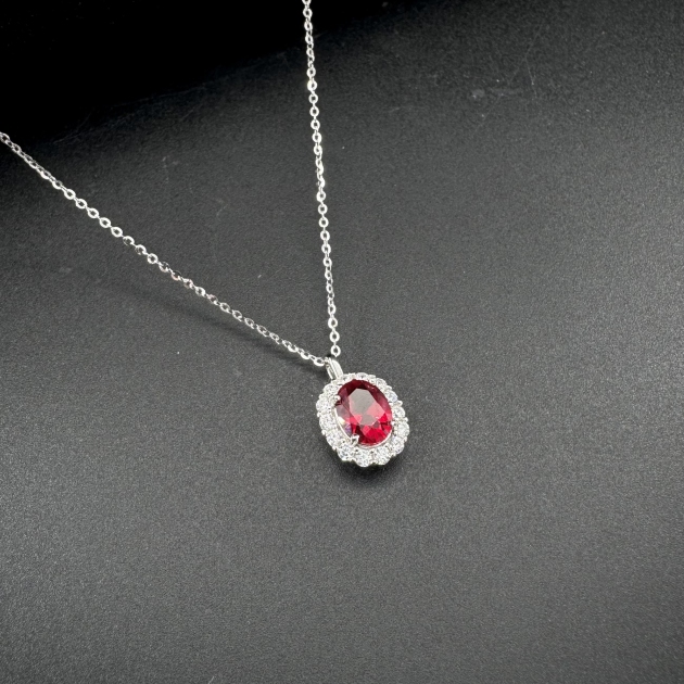 Silver pendant-diamondlite-for woman