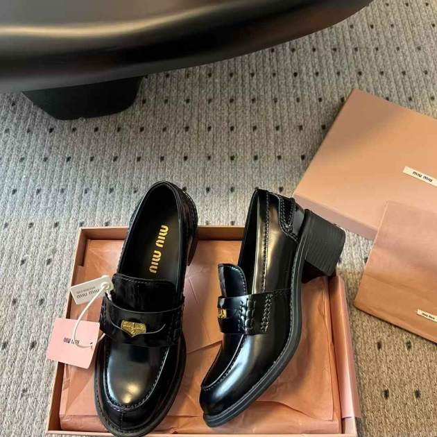 Miu Miu loafers-for woman-REPLICA