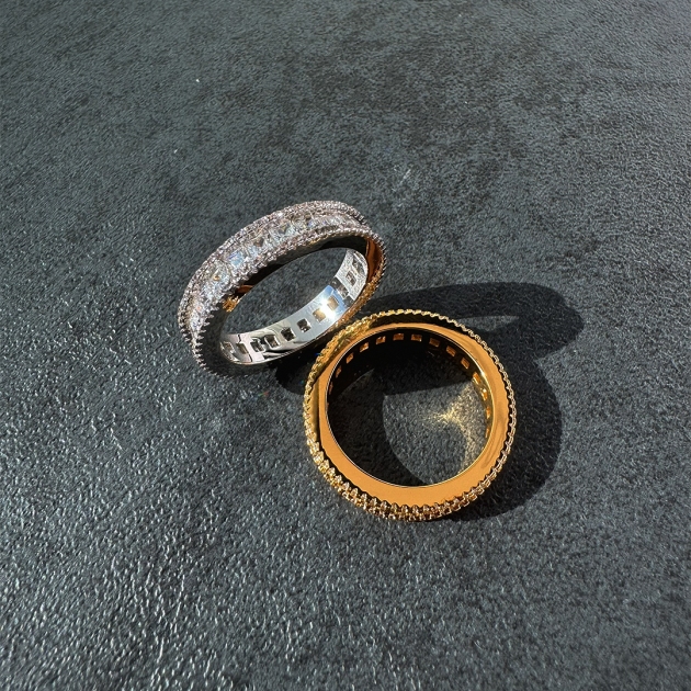 Copper Ring Diamondlite Stone