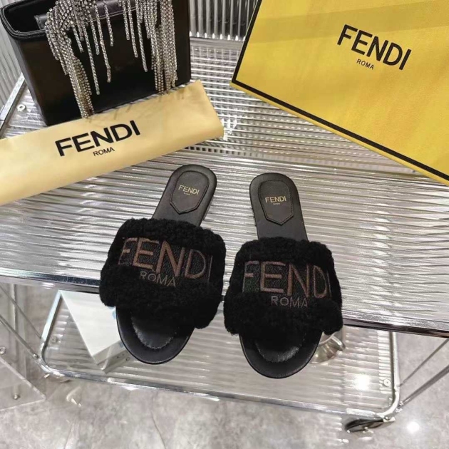 Fendi flip flops-for woman-REPLICA