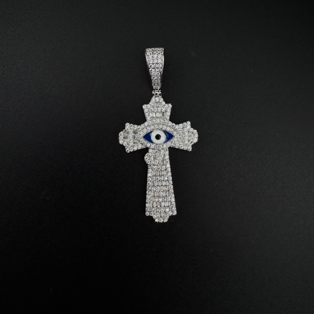 Silver pendant-diamondlite-for woman