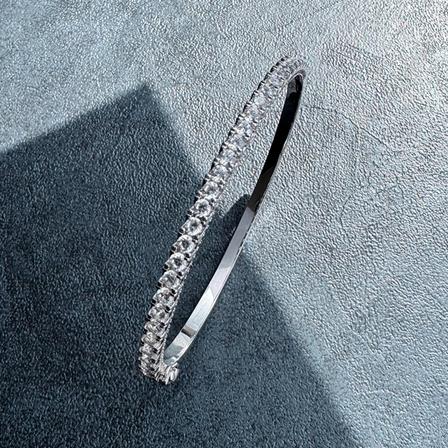 Women’s Copper Diamondlite Tennis Bangle