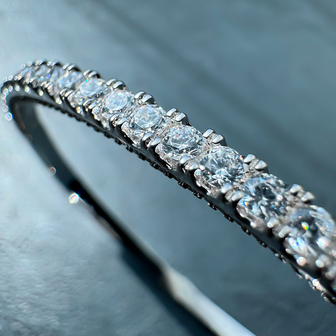 Women’s Copper Diamondlite Tennis Bangle - Image 3