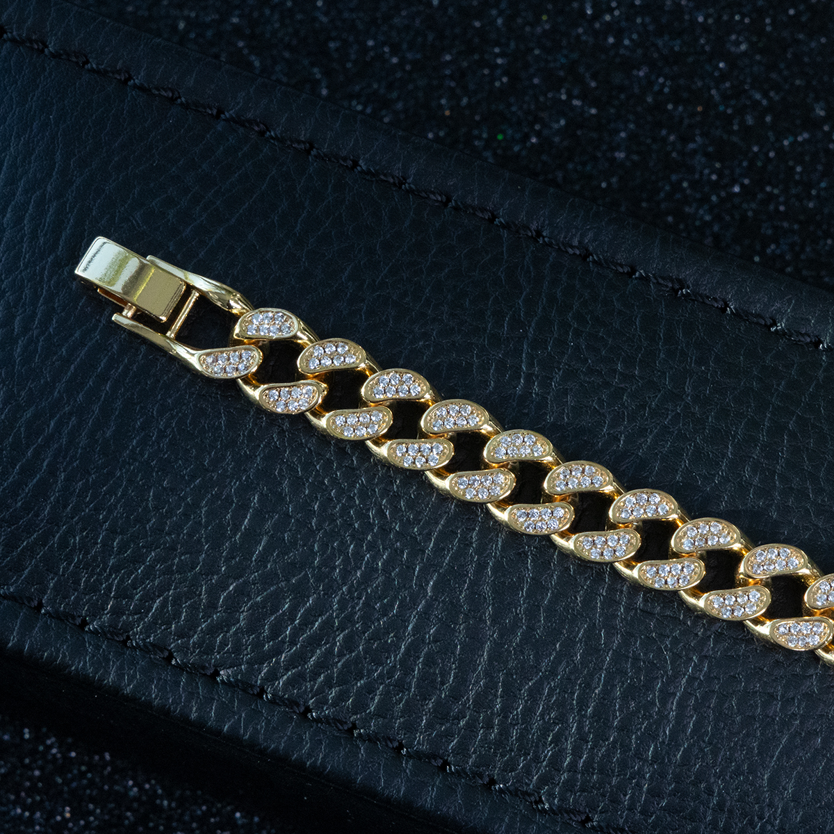 Women’s Copper Link Bracelet with Diamondlite - Image 5