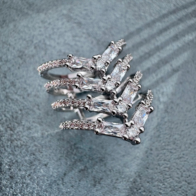 women’s copper Diamondlite ring