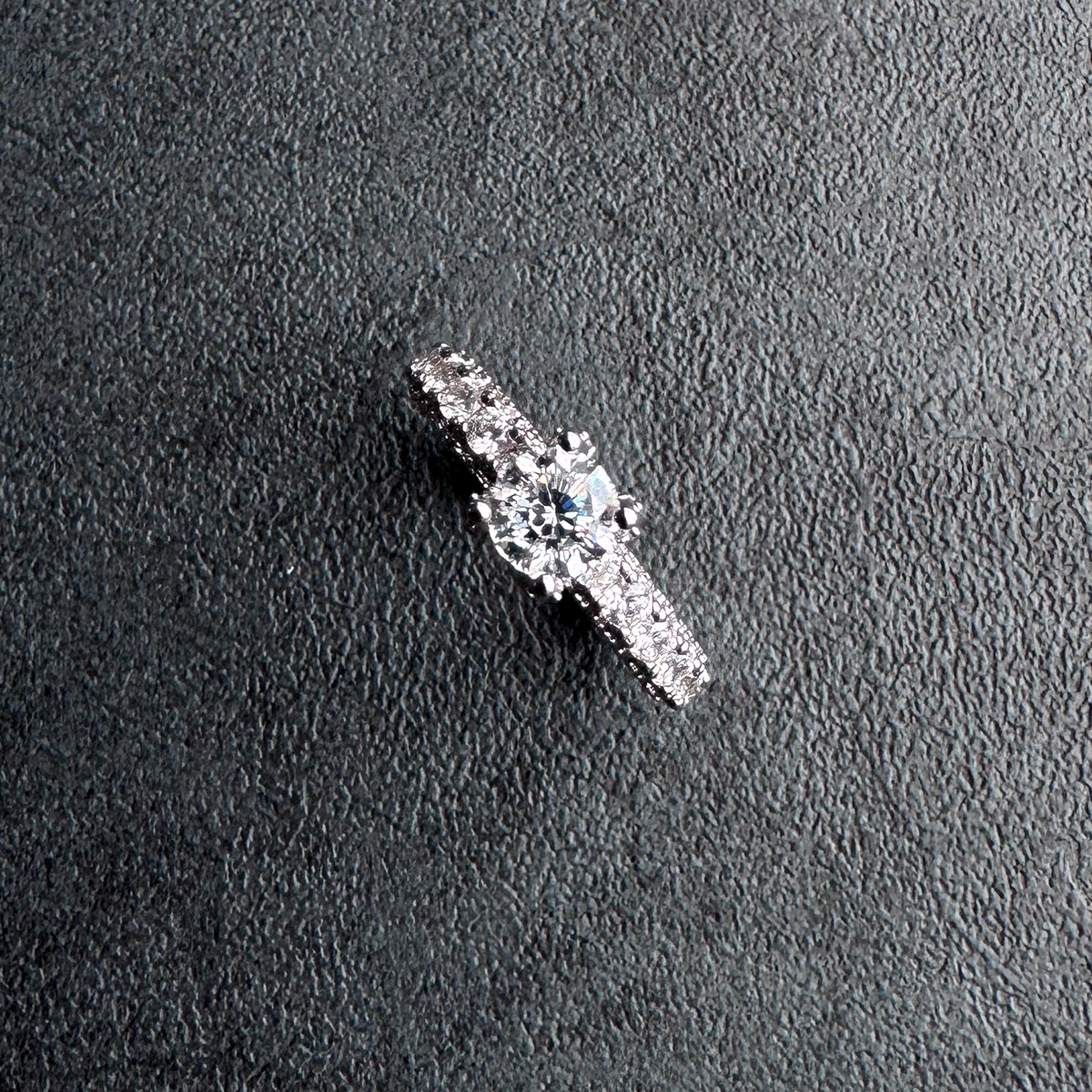 women’s copper Diamondlite ring - Image 2