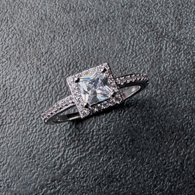 women’s copper ]Diamondlite ring