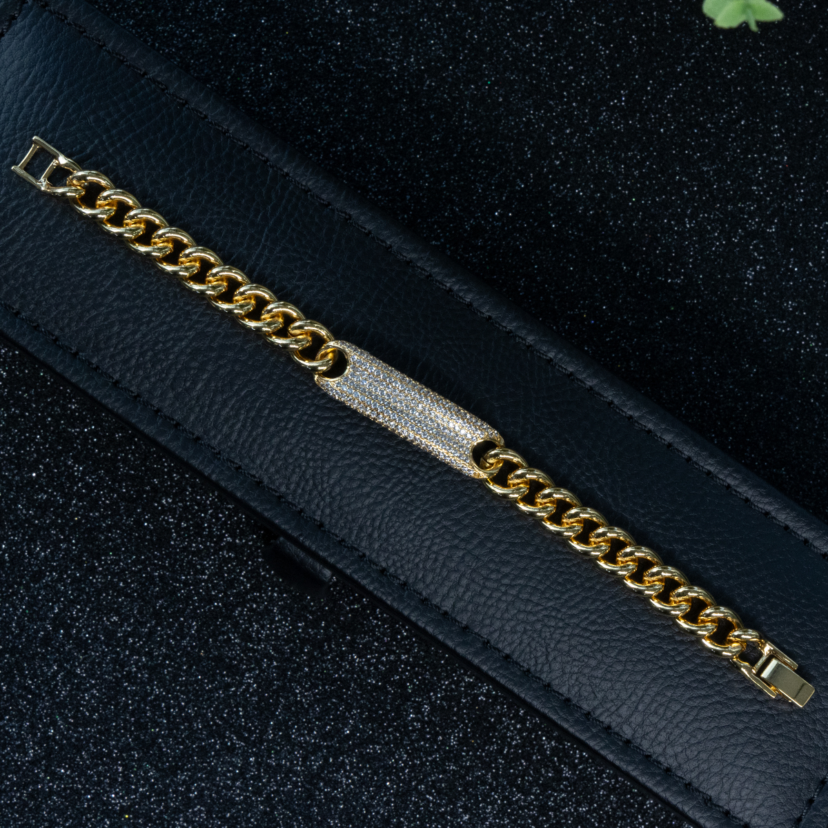 Women’s Copper ID Chain Bracelet Diamondlite