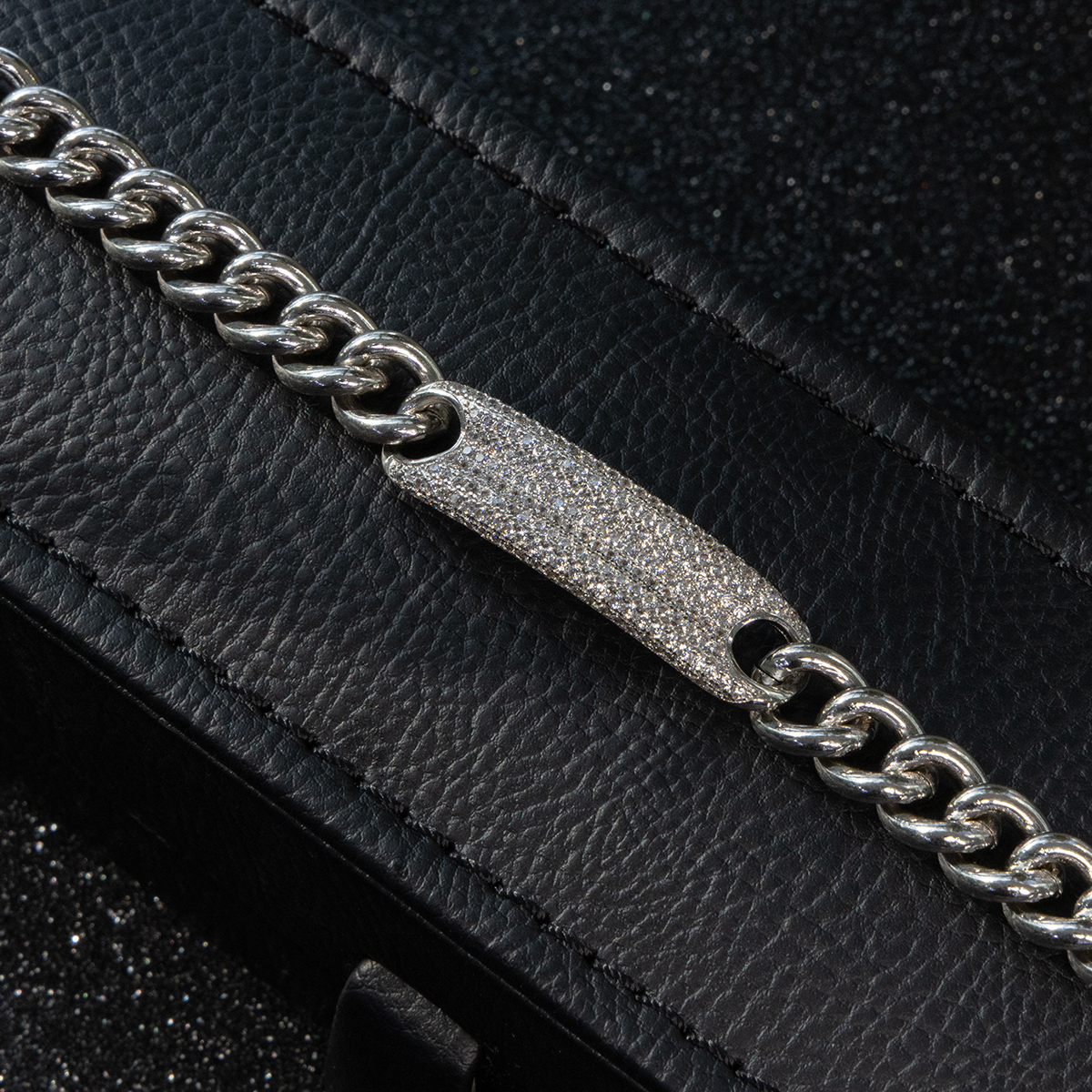 Women’s Copper ID Chain Bracelet Diamondlite - Image 5