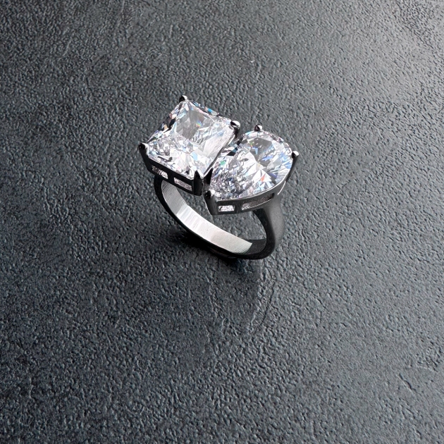 women’s copper Diamondlite ring