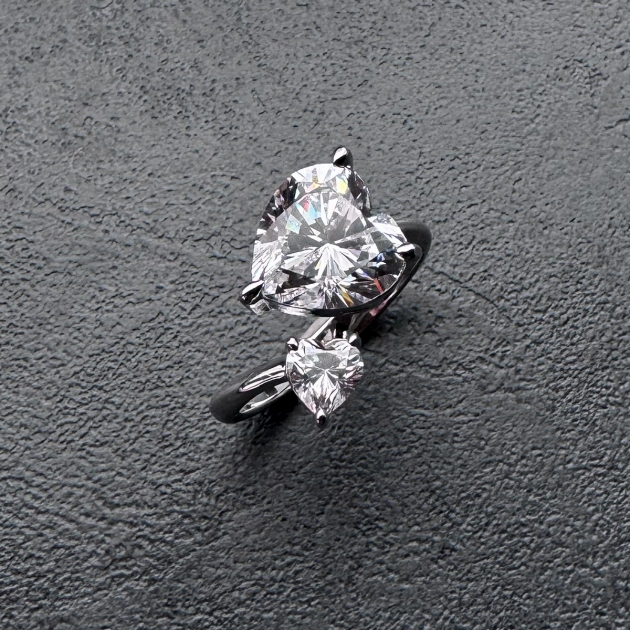 women’s copper Diamondlite ring