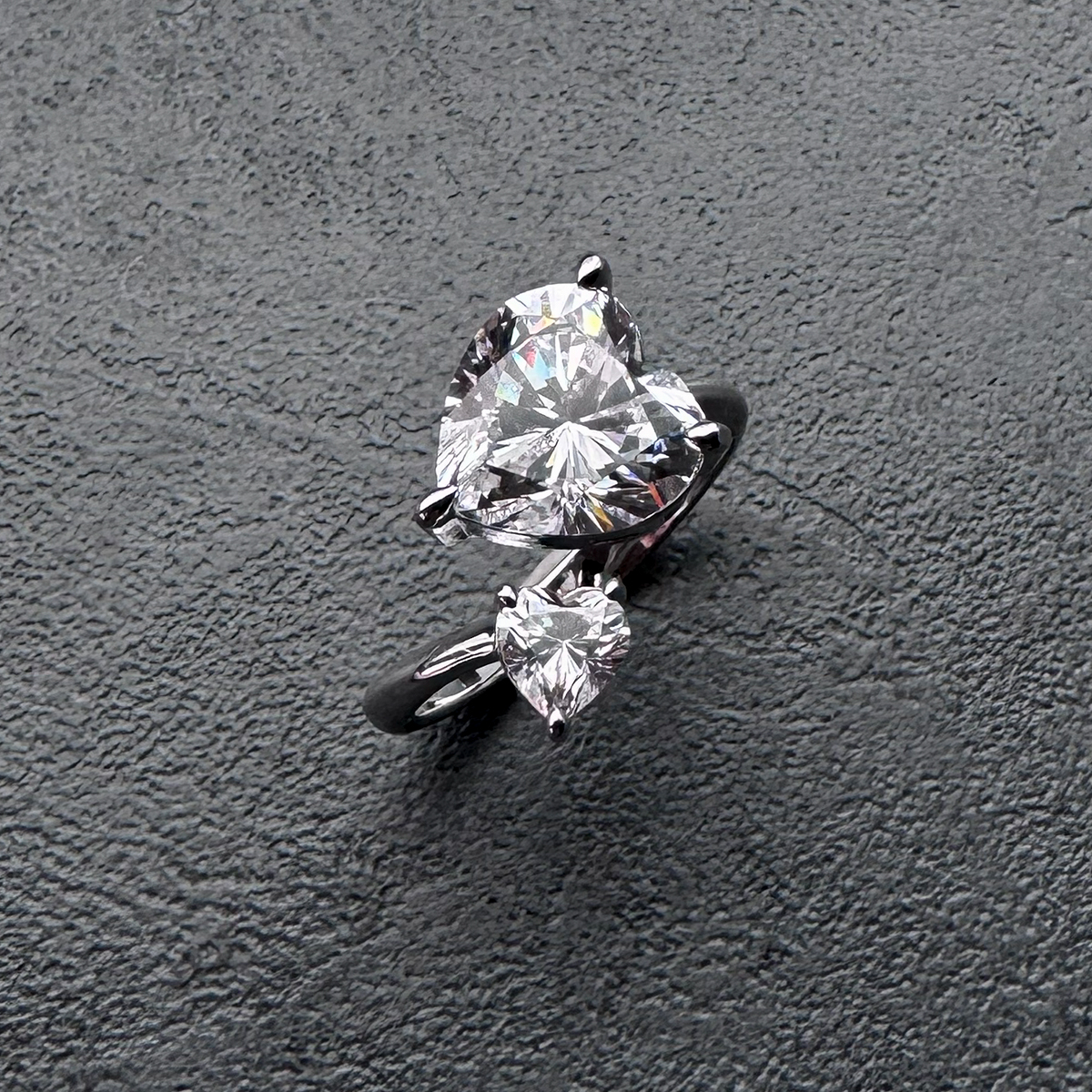 women’s copper Diamondlite ring