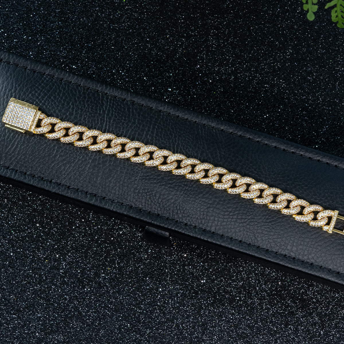 Women’sCopper Cuban Link Bracelet Diamondlite - Image 2