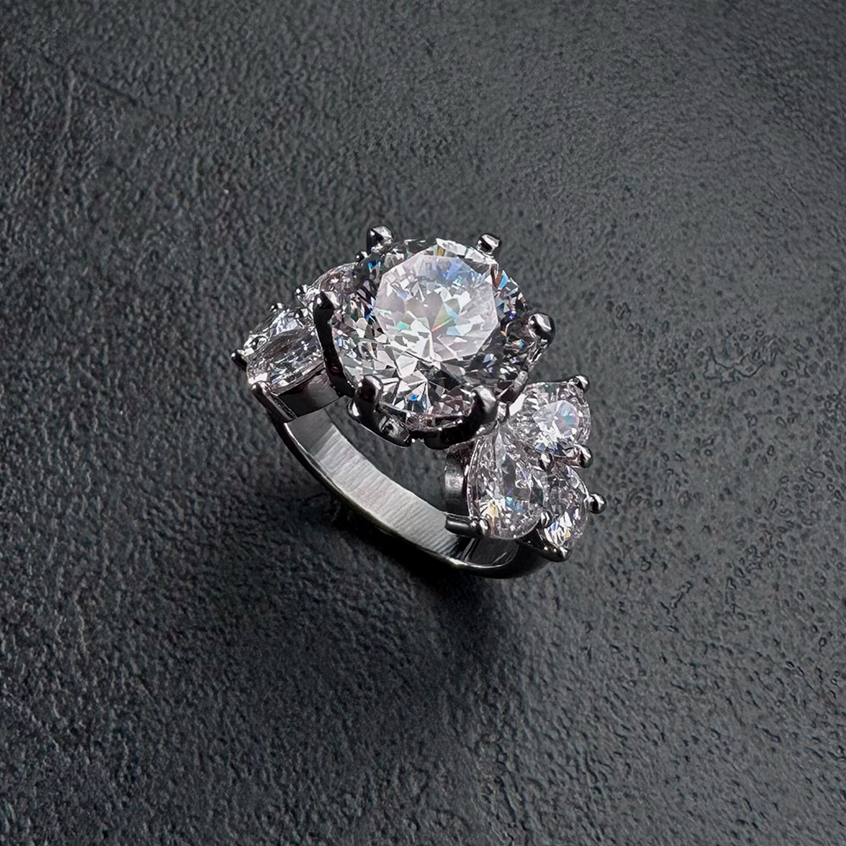 women’s copper Diamondlite ring