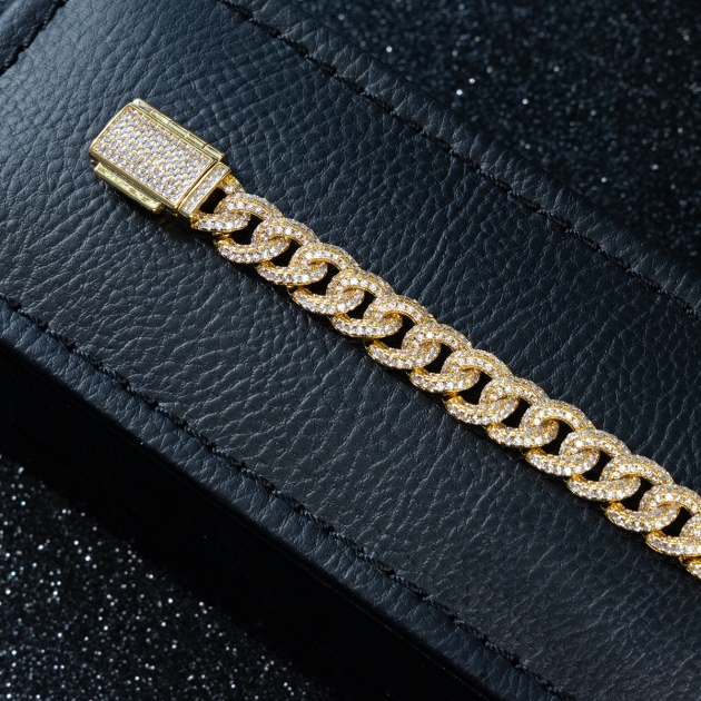 Women’s Copper Cuban Link Bracelet Diamondlite