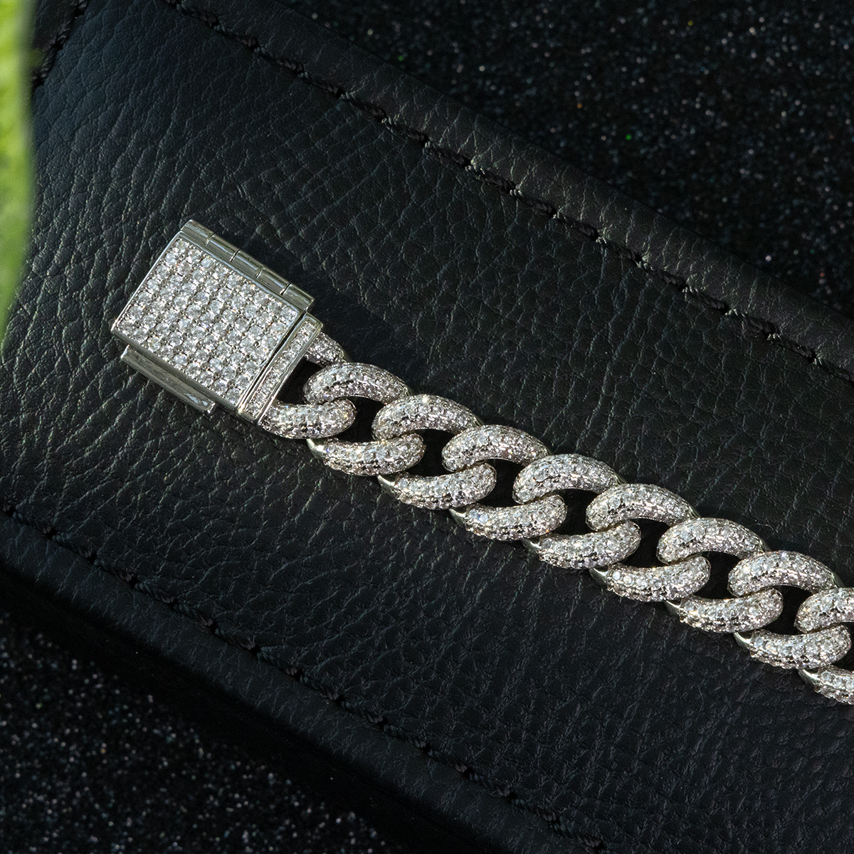 Women’s Cuban Link Copper Bracelet Diamondlite - Image 2