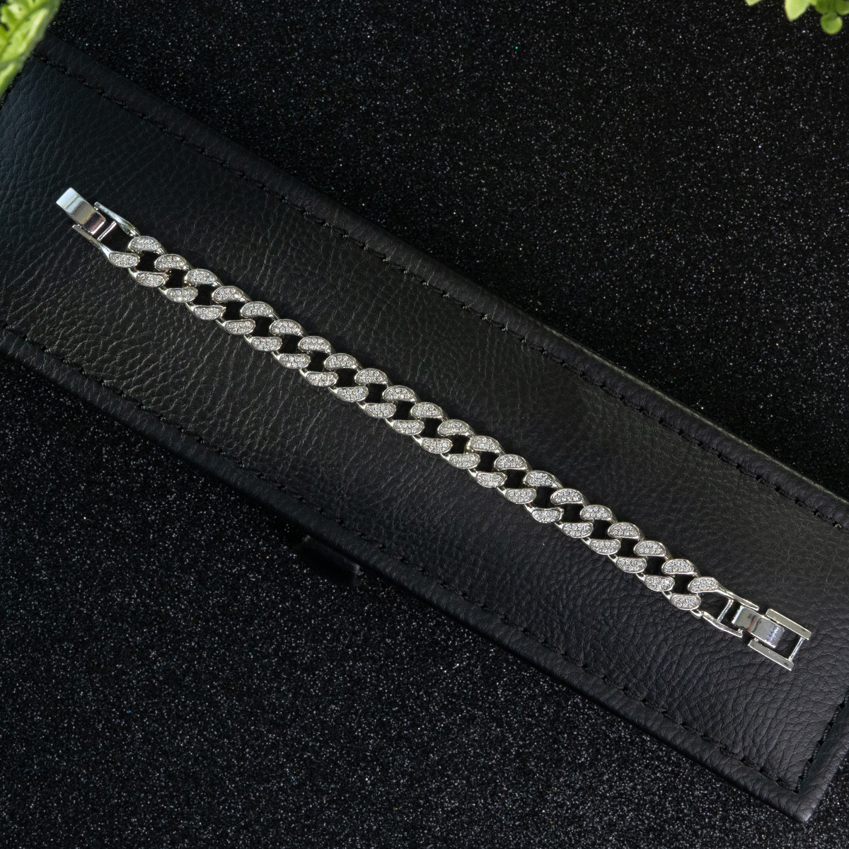 Women’s Copper Link Bracelet with Diamondlite