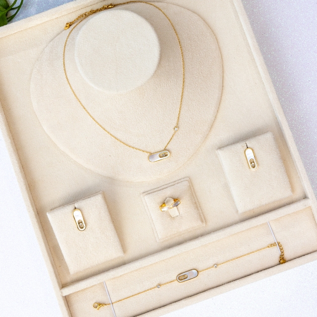 Women’s Stainless Steel Diamondlite set