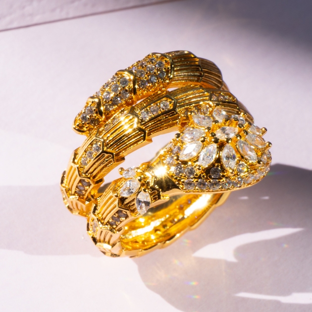 Copper ring diamondlite stone for women’s